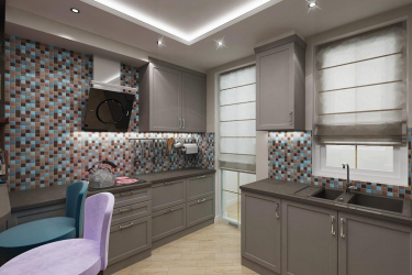 Cozinha cinza: 50 tons de variações interiores. 250+ combinações (foto) no design