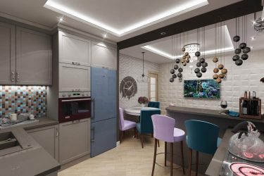 Cozinha cinza: 50 tons de variações interiores. 250+ combinações (foto) no design