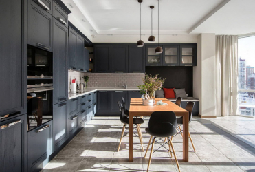 Cozinha cinza: 50 tons de variações interiores. 250+ combinações (foto) no design