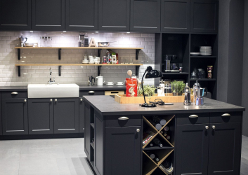 Cozinha cinza: 50 tons de variações interiores. 250+ combinações (foto) no design