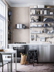 Cozinha cinza: 50 tons de variações interiores. 250+ combinações (foto) no design