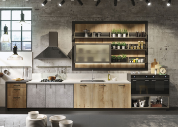 Cozinha cinza: 50 tons de variações interiores. 250+ combinações (foto) no design