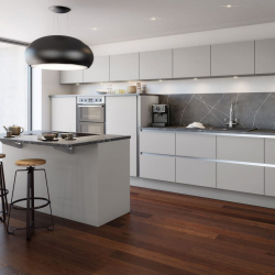 Cozinha cinza: 50 tons de variações interiores. 250+ combinações (foto) no design