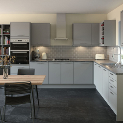 Cozinha cinza: 50 tons de variações interiores. 250+ combinações (foto) no design