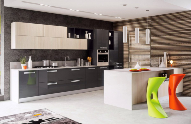 Cozinha cinza: 50 tons de variações interiores. 250+ combinações (foto) no design
