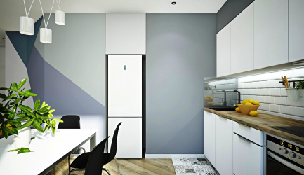 Cozinha cinza: 50 tons de variações interiores. 250+ combinações (foto) no design