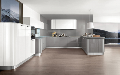 Cozinha cinza: 50 tons de variações interiores. 250+ combinações (foto) no design