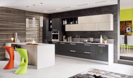 Cozinha cinza: 50 tons de variações interiores. 250+ combinações (foto) no design