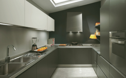 Cozinha cinza: 50 tons de variações interiores. 250+ combinações (foto) no design