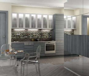 Cozinha cinza: 50 tons de variações interiores. 250+ combinações (foto) no design