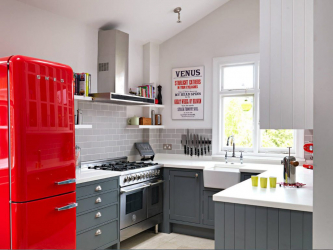 Cozinha cinza: 50 tons de variações interiores. 250+ combinações (foto) no design