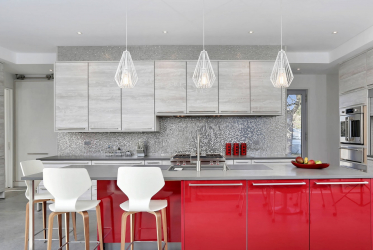 Cozinha cinza: 50 tons de variações interiores. 250+ combinações (foto) no design