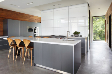 Cozinha cinza: 50 tons de variações interiores. 250+ combinações (foto) no design