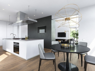 Cozinha cinza: 50 tons de variações interiores. 250+ combinações (foto) no design