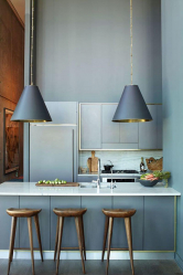 Cozinha cinza: 50 tons de variações interiores. 250+ combinações (foto) no design