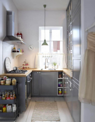 Cozinha cinza: 50 tons de variações interiores. 250+ combinações (foto) no design