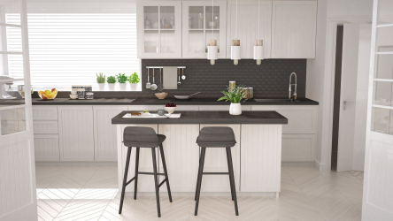 Cozinha cinza: 50 tons de variações interiores. 250+ combinações (foto) no design