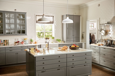 Cozinha cinza: 50 tons de variações interiores. 250+ combinações (foto) no design
