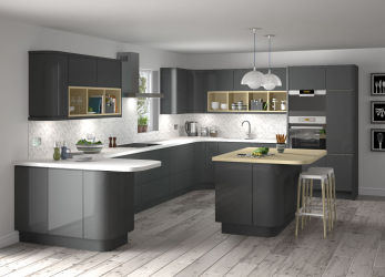 Cozinha cinza: 50 tons de variações interiores. 250+ combinações (foto) no design