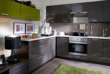 Cozinha cinza: 50 tons de variações interiores. 250+ combinações (foto) no design