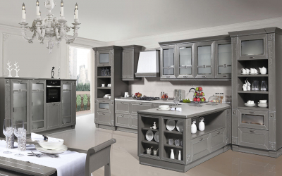 Cozinha cinza: 50 tons de variações interiores. 250+ combinações (foto) no design