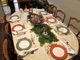 Tecnologia de serviço de mesa para o almoço - Cuidar dos entes queridos (mais de 225 fotos)