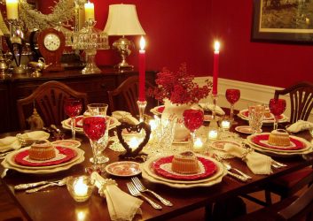 Tecnologia de serviço de mesa para o almoço - Cuidar dos entes queridos (mais de 225 fotos)