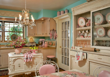 Shabby chic no interior: Como decorar um apartamento no estilo de shebbi-chic? 210+ (foto) para quarto, cozinha, sala de estar