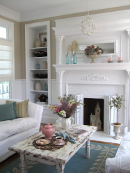 Shabby chic no interior: Como decorar um apartamento no estilo de shebbi-chic? 210+ (foto) para quarto, cozinha, sala de estar