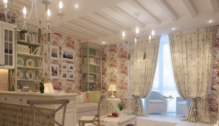 Shabby chic no interior: Como decorar um apartamento no estilo de shebbi-chic? 210+ (foto) para quarto, cozinha, sala de estar