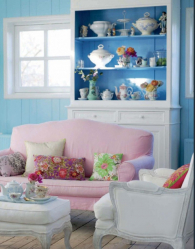Shabby chic no interior: Como decorar um apartamento no estilo de shebbi-chic? 210+ (foto) para quarto, cozinha, sala de estar