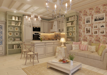 Shabby chic no interior: Como decorar um apartamento no estilo de shebbi-chic? 210+ (foto) para quarto, cozinha, sala de estar
