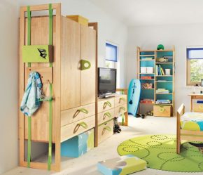 Guarda-roupa no berçário: Como não cometer um erro com a escolha? 205+ (foto) design com opções (guarda-roupa de correr, canto, built-in)