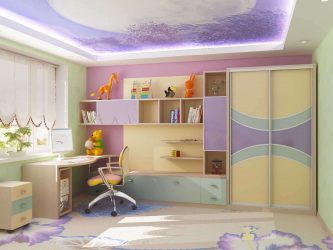 Guarda-roupa no berçário: Como não cometer um erro com a escolha? 205+ (foto) design com opções (guarda-roupa de correr, canto, built-in)