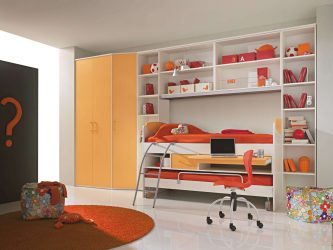 Guarda-roupa no berçário: Como não cometer um erro com a escolha? 205+ (foto) design com opções (guarda-roupa de correr, canto, built-in)
