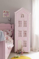 Guarda-roupa no berçário: Como não cometer um erro com a escolha? 205+ (foto) design com opções (guarda-roupa de correr, canto, built-in)