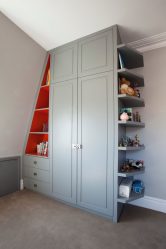 Guarda-roupa no berçário: Como não cometer um erro com a escolha? 205+ (foto) design com opções (guarda-roupa de correr, canto, built-in)