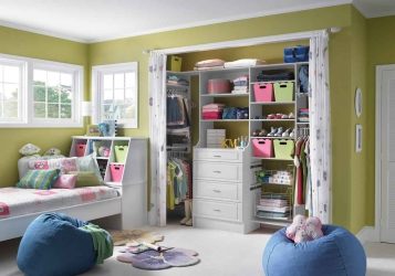 Guarda-roupa no berçário: Como não cometer um erro com a escolha? 205+ (foto) design com opções (guarda-roupa de correr, canto, built-in)