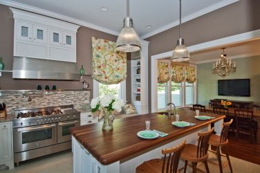 Como costurar cortinas para a cozinha com as próprias mãos? 70+ Idéias de fotos elegantes + Comentários