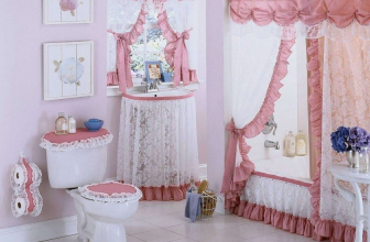 The choice of curtains in the bathroom: 175+ (Photo) for your design (fabric, plastic, glass)