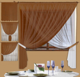 Beleza do ar: cortinas de organza irá adicionar um estilo sofisticado para sua casa. 195+ (Fotos) das variantes brancas combinadas e curtas. Segredos das compras certas