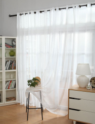 Beleza do ar: cortinas de organza irá adicionar um estilo sofisticado para sua casa. 195+ (Fotos) das variantes brancas combinadas e curtas. Segredos das compras certas