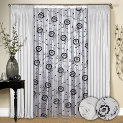 Beleza do ar: cortinas de organza irá adicionar um estilo sofisticado para sua casa. 195+ (Fotos) das variantes brancas combinadas e curtas. Segredos das compras certas
