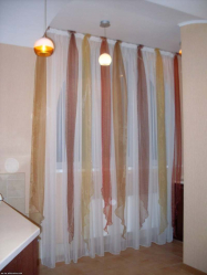 Beleza do ar: cortinas de organza irá adicionar um estilo sofisticado para sua casa. 195+ (Fotos) das variantes brancas combinadas e curtas. Segredos das compras certas
