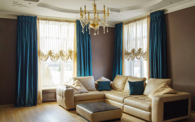 Beleza do ar: cortinas de organza irá adicionar um estilo sofisticado para sua casa. 195+ (Fotos) das variantes brancas combinadas e curtas. Segredos das compras certas