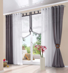 Beleza do ar: cortinas de organza irá adicionar um estilo sofisticado para sua casa. 195+ (Fotos) das variantes brancas combinadas e curtas. Segredos das compras certas