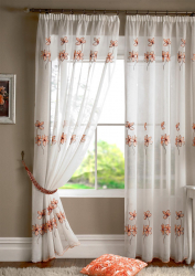 Beleza do ar: cortinas de organza irá adicionar um estilo sofisticado para sua casa. 195+ (Fotos) das variantes brancas combinadas e curtas. Segredos das compras certas