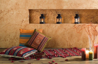 Decorative plaster bark beetle: Technology wall decoration for the home (160+ Photos)