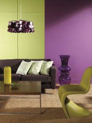 Cor lilás no interior - 210+ (foto) Grande variedade e combinação de cores