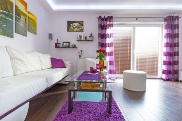 Cor lilás no interior - 210+ (foto) Grande variedade e combinação de cores